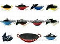  wholesale pre-seasoned cast iron cookware kitchenware woks 5