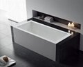 Apron acrylic bathtub  built-in with panel  lower price