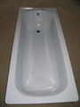 Wholesale distribution Enameled Steel bathtub 1500