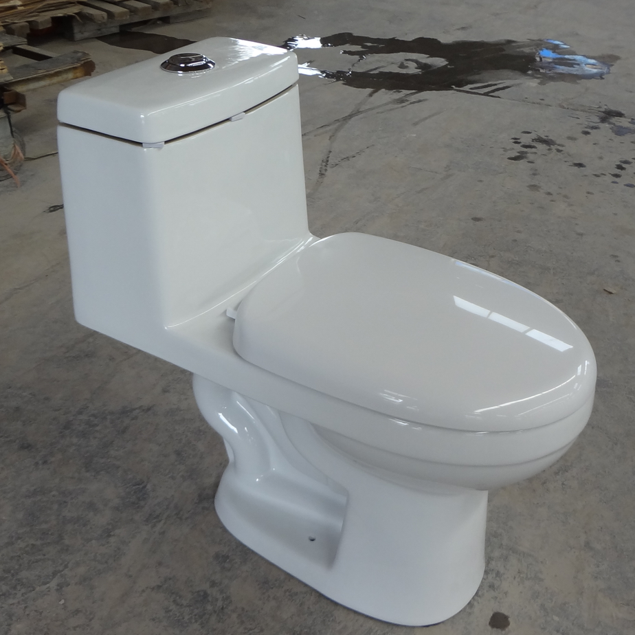 Modern Sanitary Ware Round Shape One Piece Wc Dual Flush Toilet Portable Western 3