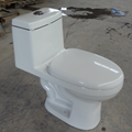 Modern Sanitary Ware Round Shape One Piece Wc Dual Flush Toilet Portable Western 3