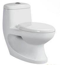 Modern Sanitary Ware Round Shape One Piece Wc Dual Flush Toilet Portable Western 4