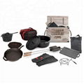 Cast ironbake ware grill pan griddles