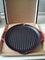  Cast ironbake ware grill pan griddles 2