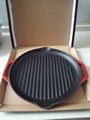  Cast ironbake ware grill pan griddles