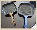  Cast ironbake ware grill pan griddles 4