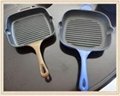  Cast ironbake ware grill pan griddles