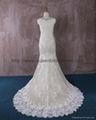 Luxurious V-neck lace wedding dresses