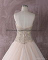 Luxurious strapless  sweetheat A-line wedding dress