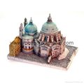 polyresin building,resin miniature,house miniature model