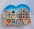 Resin Milano souvenir magnet items 1