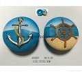 Resin mini box with anchor and rudder