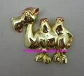 Polyresin gold color finished camel with good quality