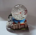 Polyresin 3D building base snowglobe for Rekoda Estonia