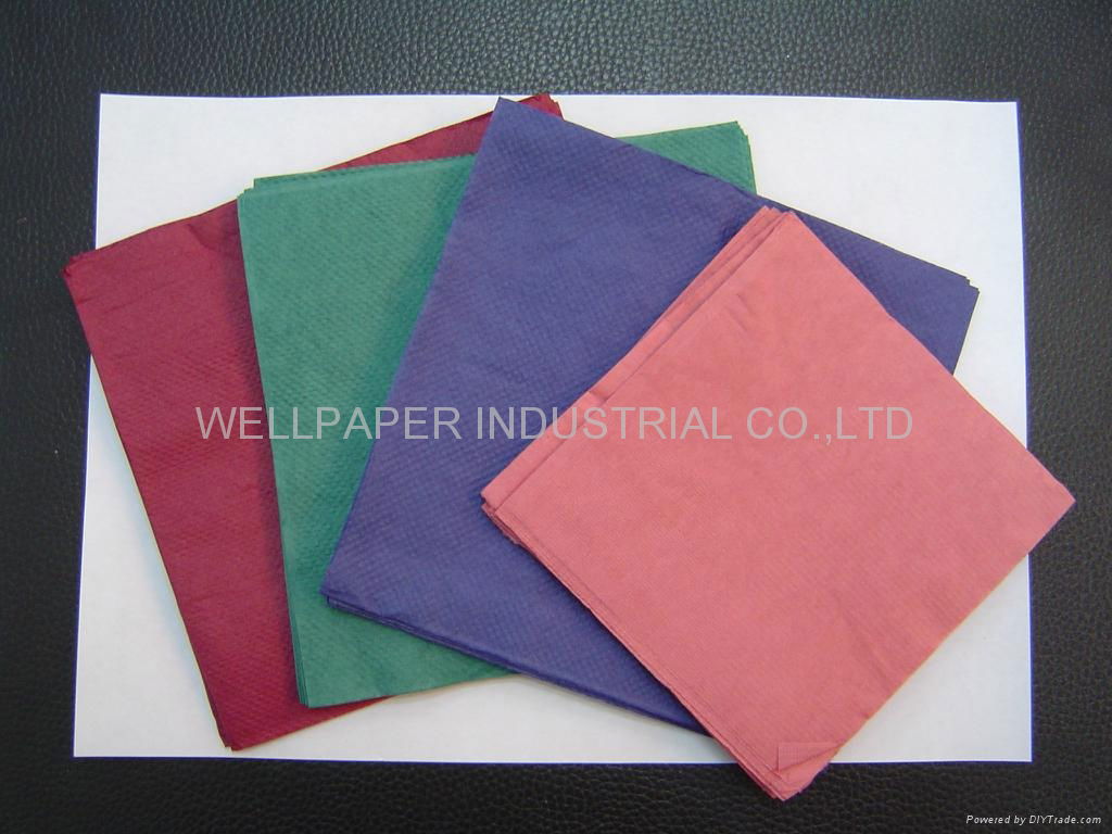 Luncheon Napkins 1/4 Fold/white napkin 3