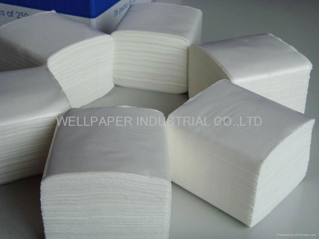 Bulk Pack Toilet Tissue/Interleaved Toilet Tissue/facial paper 3