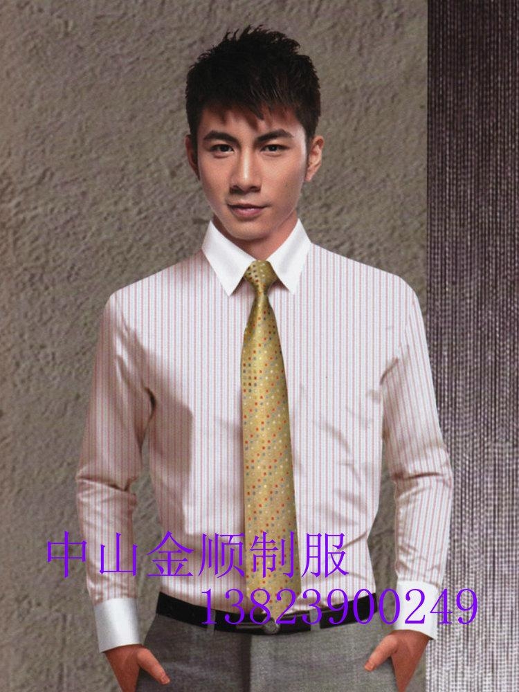 中山服装厂办公室制服衬衣 男女服装 办公室工作衬衫  工作衬衣服 5