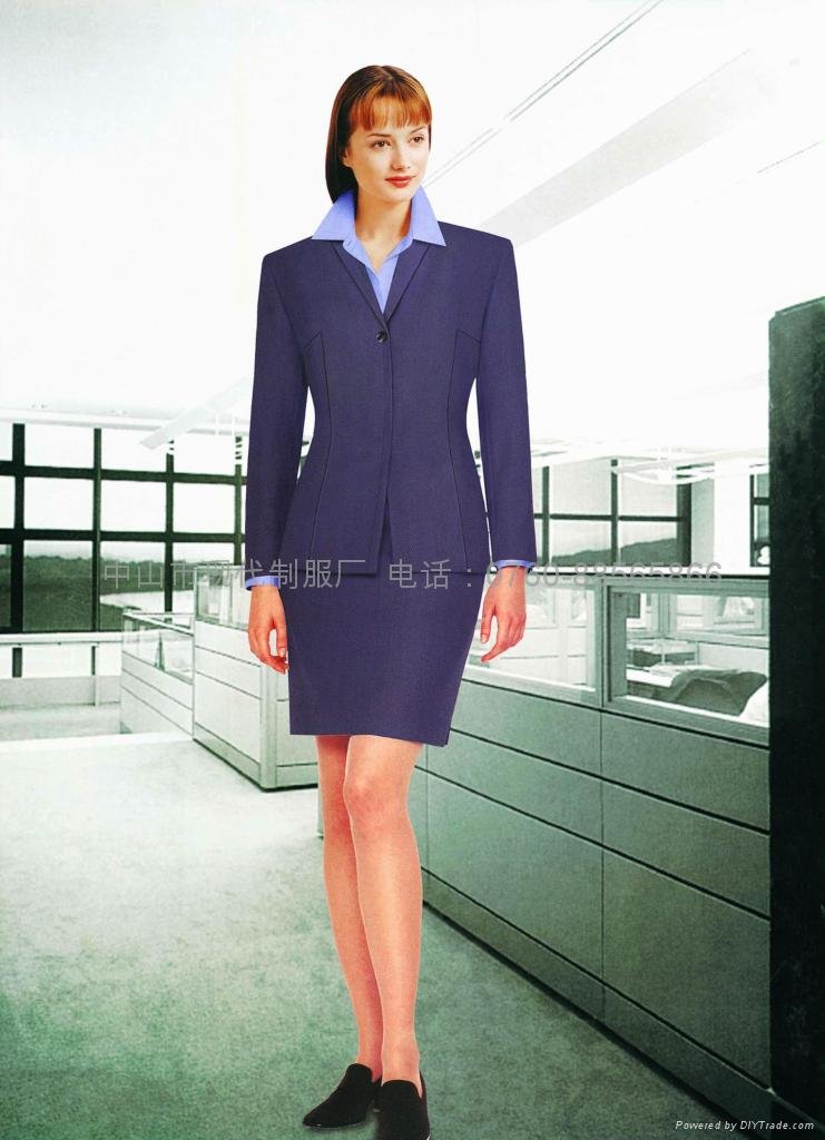 通勤OL女式部門經理行政部女西裝量身定製貼身西服 3