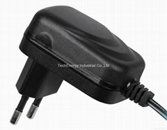 12W universal AC/DC power adapter with more smaller size and higher efficiency