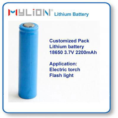 Rechargeable Lithium Battery For Electric Shaver 18650 2200mah 3.6V