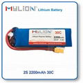 RC Lipo Battery 2200mAh 7.4V 30C For RC Plane,FPV,Helicorpter