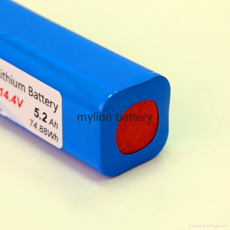 Rechargeable lithium battery pack 18650 5200mah 14.4V for Medical Instrument 2