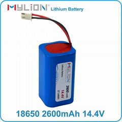 rechargeable battery for led cleaner robot sprayer 18650 14.4V 2600ma