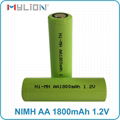 rechargeable nimh 1.2v 1800mah aa battery