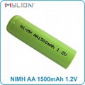 rechargeable nimh 1.2v 1500mah aa Battery