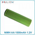 rechargeable nimh 1.2v 1500mah aa Battery