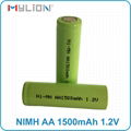 rechargeable nimh 1.2v 1500mah aa Battery