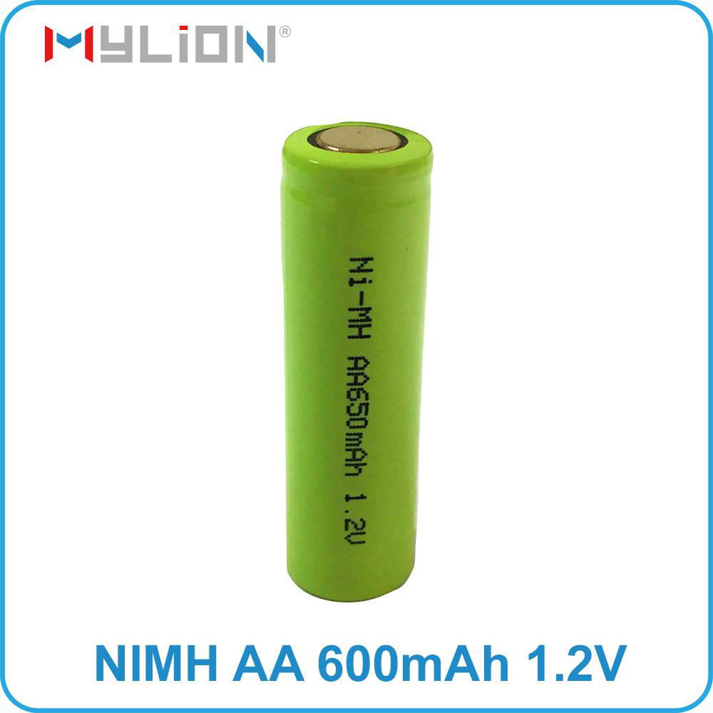 rechargeable nimh 1.2v 650mah aa Battery 2