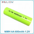 rechargeable nimh 1.2v 650mah aa Battery