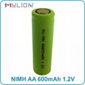  rechargeable nimh 1.2v 600mah AA Battery 3