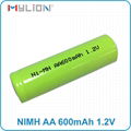  rechargeable nimh 1.2v 600mah AA Battery