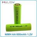  rechargeable nimh 1.2v 600mah AA Battery 6