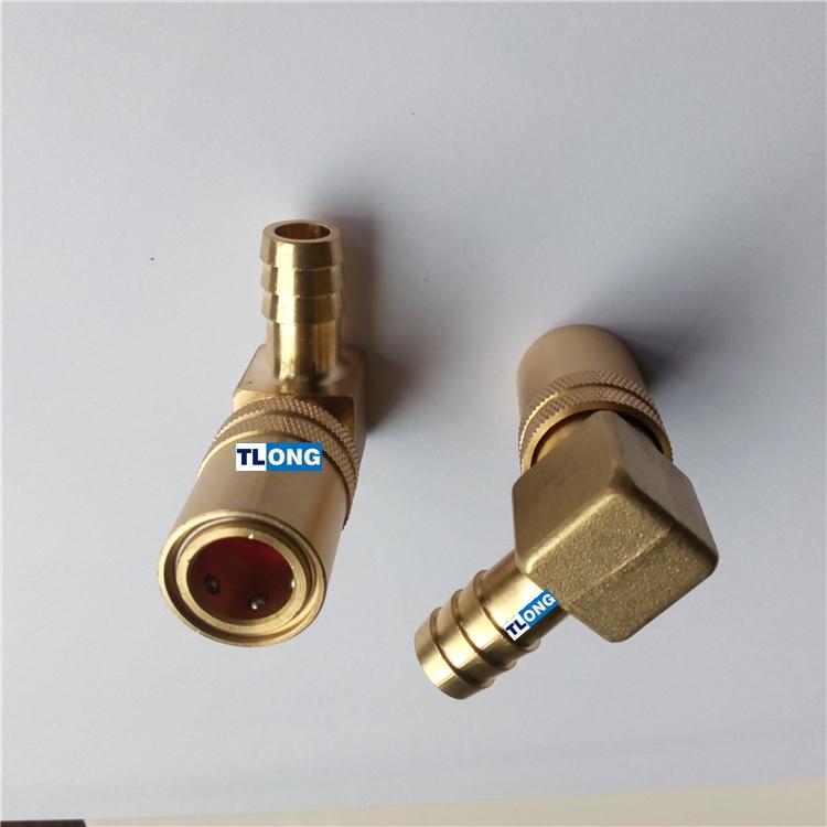 美式快速接头TJ318塑胶模具运水快插弯头 4