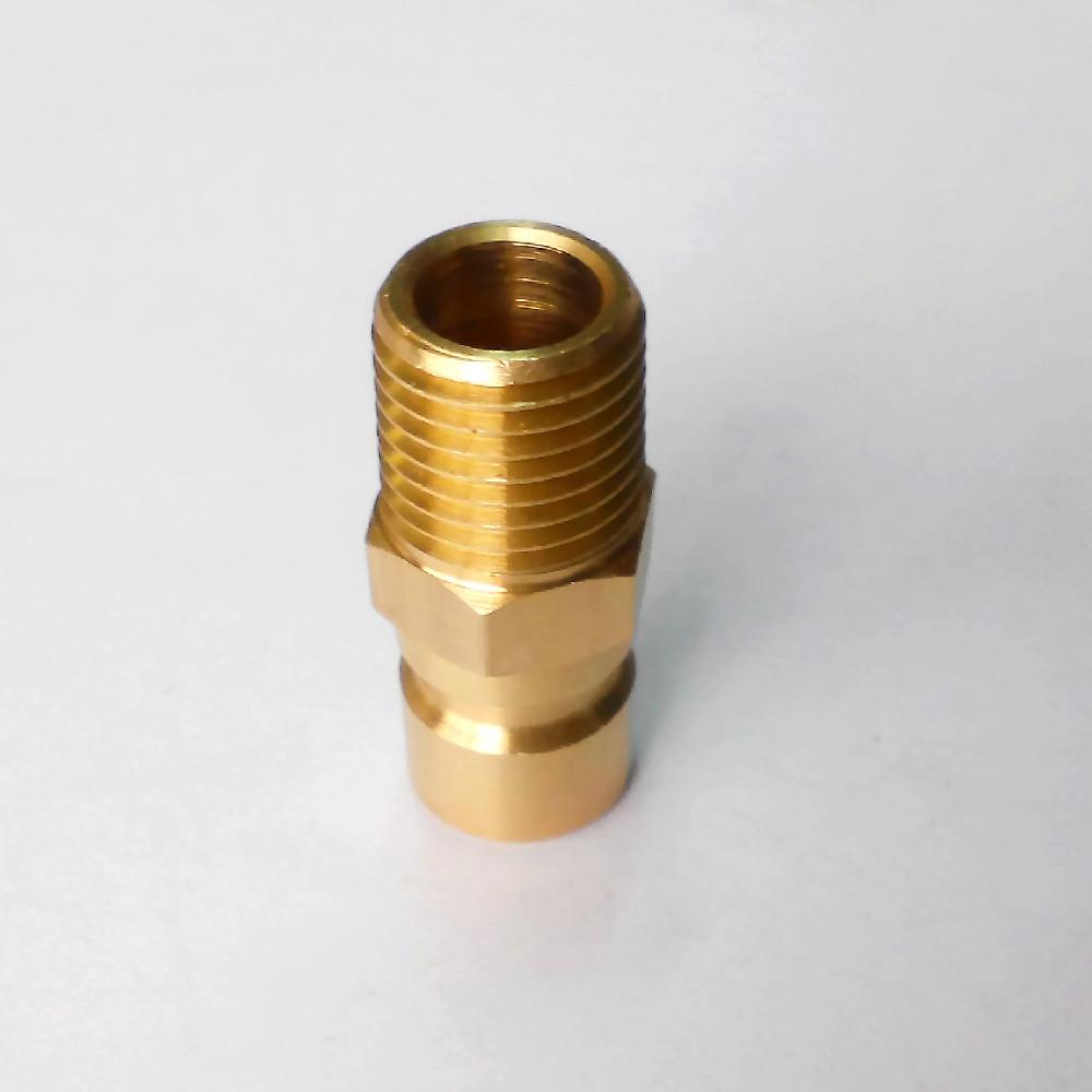 美式接头水嘴TJP352模具运水快速快插水咀铜喉咀公接头 5