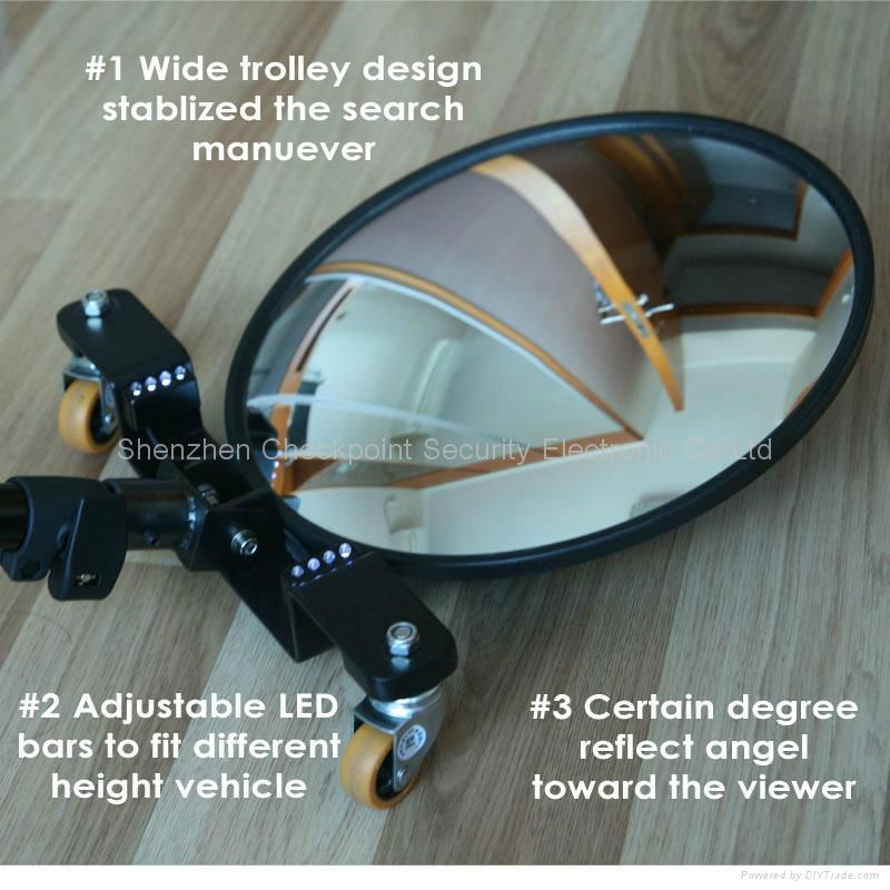 Security Search Mirror for Under Vehicle or Contraband (M1000) 3