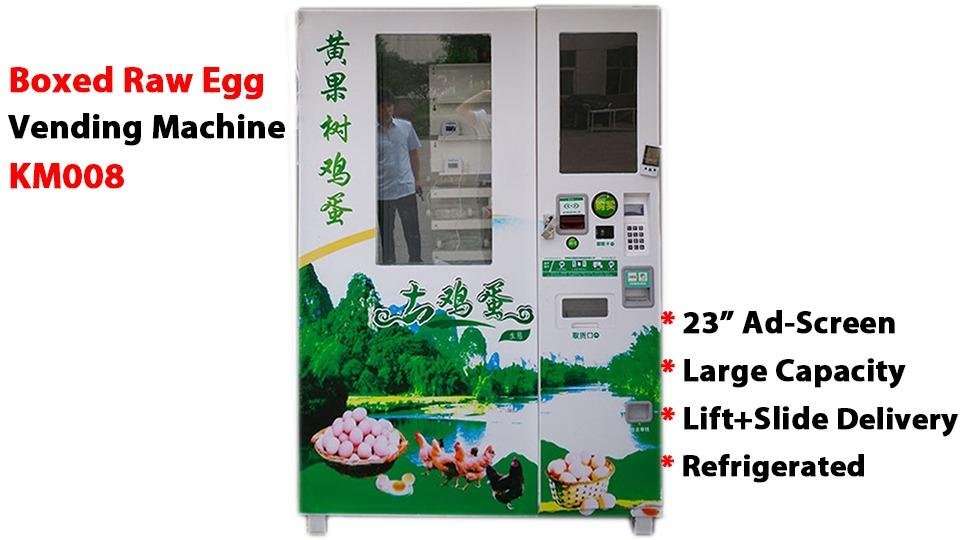 Raw Eggs or Boxed Food Vending Machine (KM008) 2