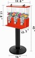 TR103B -  Triple Gumball/Candy Machine w/ Monster Stand
