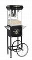 8 ounce small popcorn machine with cart