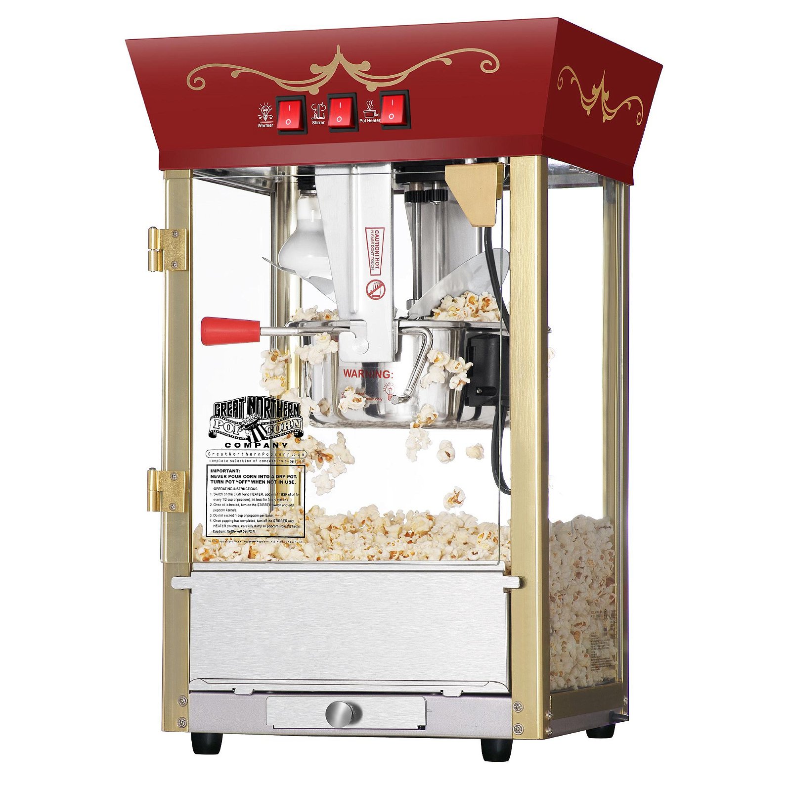8 ounce classical popcorn machine (PM08S\) 2