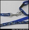 Promotion dog leash and dog collar with custom logo no minimum order  2