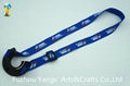 Hot selling bottle holder lanyard with silk screen printing logo-the front side