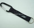 Polyester material lanyard with carabiner hook 2