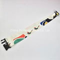 High quanlity nylon naterail l   age strap belt with heat transfer logo