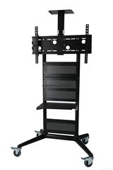 TV trolley cart up to 75" whatapp+65 84984312