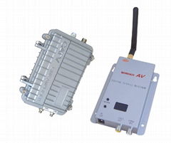 CATV wireless transmitter with receiver