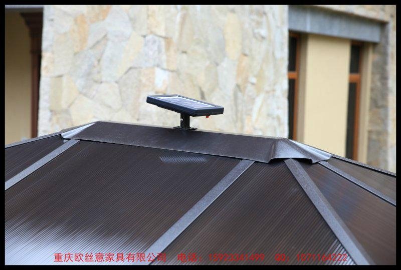 铝PC板 带太阳能灯帐篷 4